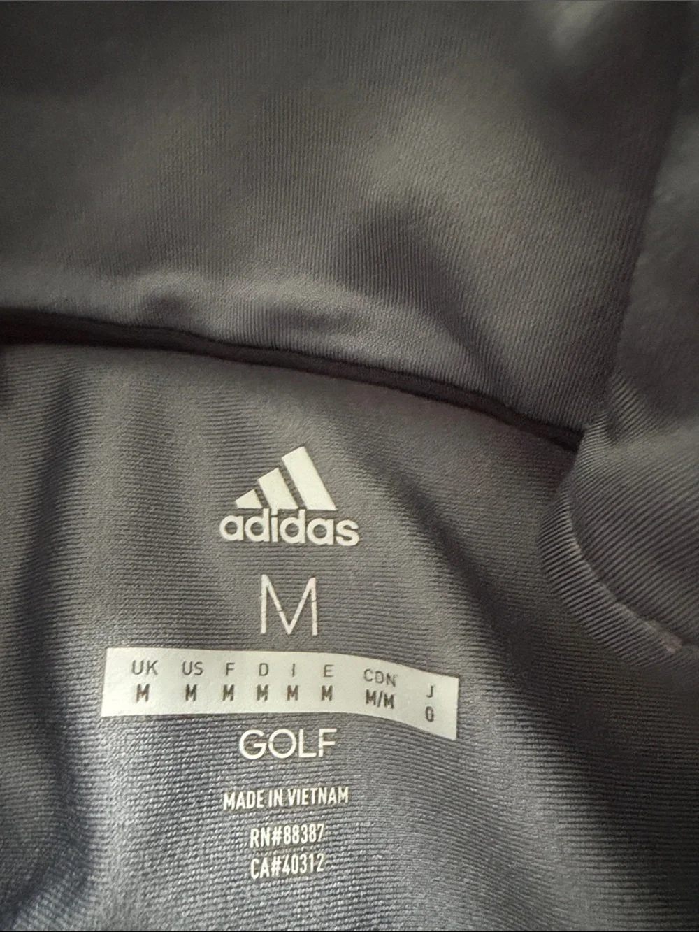 adidas Men’s Half-Zip Performance Sweater - Gray